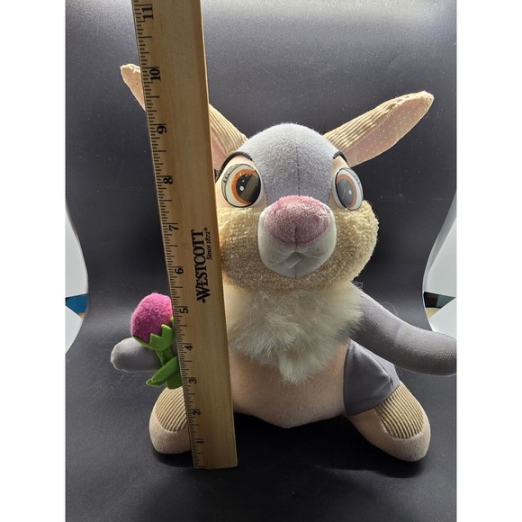 The Walt Disney Co. Thumper 10" Plush Rabbit Stuffed Animal Toy 1992 Mattel Flaw - Picture 7 of 16